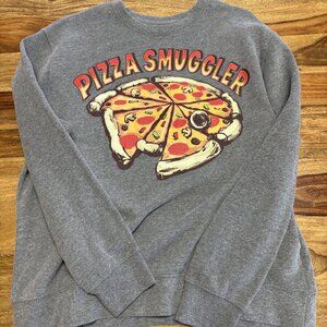 Star Wars Falcon Pizza Smuggler Crew Neck Sweatshirt - Size Large